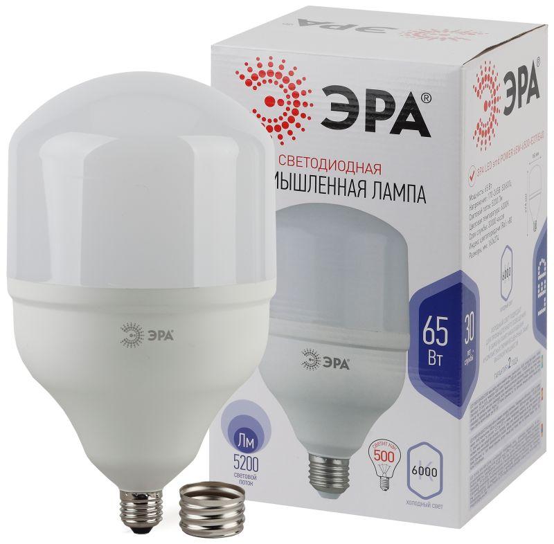Рекомендуем купить Лампа светодиодная высокомощная STD LED POWER T160-65W-6500-E27/E40 65Вт T160 колокол 6500К холод. бел. E27/E40 (переходник в компл.) 5200лм Эра Б0027924