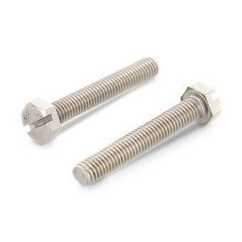 Рекомендуем купить Болт DIN 933 SZ M8x55 с шестигранной головкой, прямым шлицем и полной резьбой, нерж. сталь A4