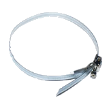 Купить ленточный хомут нержавейка 30 м пластик (8 шт. в упак) оптом | ПРОТОРГ