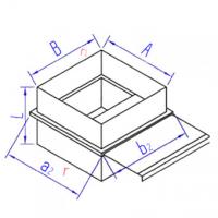 Купить шибер прямоугольного сечения оптом | ПРОТОРГ