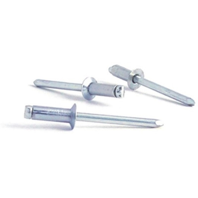 Рекомендуем купить Заклепка вытяжная открытая 3x8 с потайным бортом, алюминий / оц. сталь