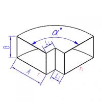 Купить отвод прямоугольного сечения прямой оптом | ПРОТОРГ