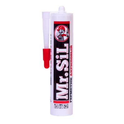 Рекомендуем купить Герметик MR.SiL акриловый, 280 мл