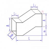 Купить утка прямоугольного сечения косая оптом | ПРОТОРГ