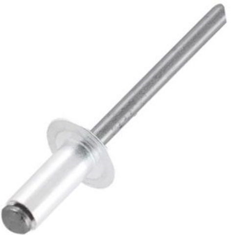 Рекомендуем купить Заклепка вытяжная открытая 4.8x22 со стандартным бортом, алюминий / сталь