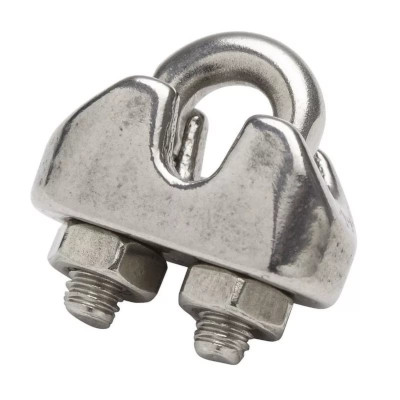 Рекомендуем купить Зажим DIN 1142 усиленный для троса Ø8мм, оц. сталь