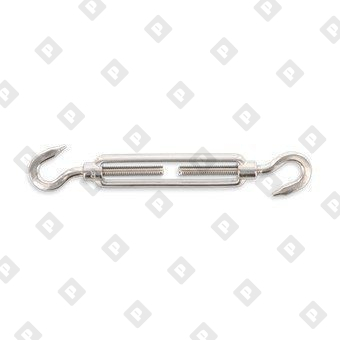 Талреп ART 9072 М12 тип B крюк-крюк, нерж. сталь А4 - №3