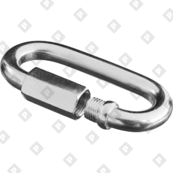 Карабин ART 9077 Ø5мм винтовой, нерж. сталь  А4  - №1