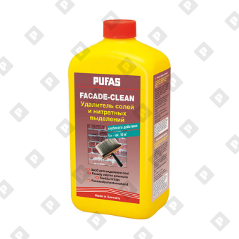 Удалитель солей и нитратных выделений Pufas Fassaden-Clean (1 л) - №1