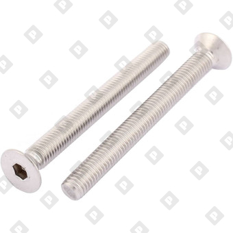 Винт ISO 10642 (DIN 7991) M24x130 с потайной головкой и внутренним шестигранником, нерж. сталь А4 - №2