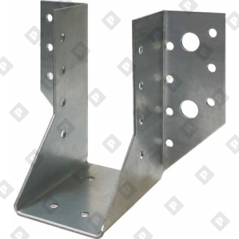 Опора бруса раскрытая OBR R 50x160x76x2 мм, оц. сталь - №1