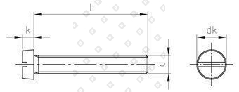 DIN 84 A2 M 1,6X12 - №4