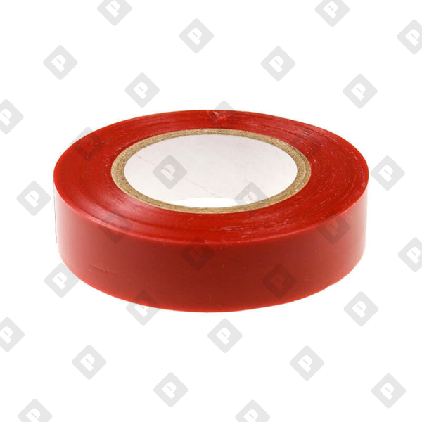 Изолента ПВХ 15 мм красный (20 м) - №1