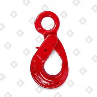 Крюк самозакрывающийся с проушиной 15 т, кл.пр. 8 - №1