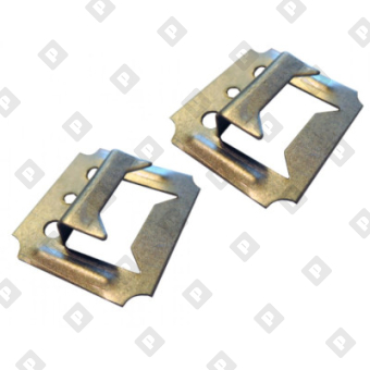 Кляймер №6 (с гвоздями) для "блок-хауса", имитации бруса , доски пола толщиной 22 мм, оц. сталь - №3