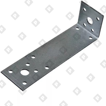 Крепежный уголок асимметричный KUAS 150x60x90x1.5 мм, оц. сталь - №1