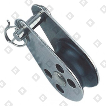Блок такелажный Art 8407 со съемным пальцем 25мм, нерж. сталь А2 - №1