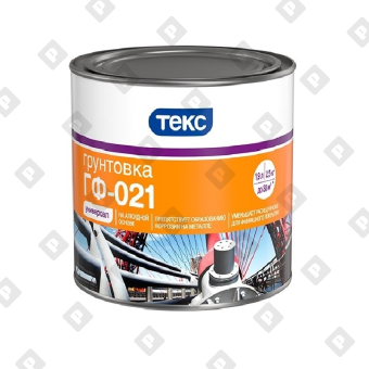 Грунтовка Текс ГФ-021 Универсал красно-коричневый (2,5 кг) - №1