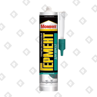 Герметик Момент Гермент Силикон. Нейтрал. для зеркал, прозрач. (280 мл) - №1