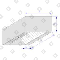 Зонт приточно-вытяжной пристенный тип 3 - №1