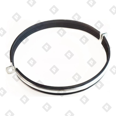 Хомут вентиляционный Ø600 мм с резиновым профилем - №1