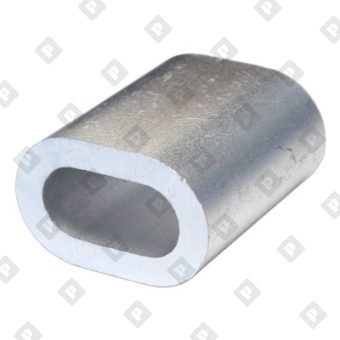 Зажим DIN 3093 для троса Ø8мм, алюминиевый - №4